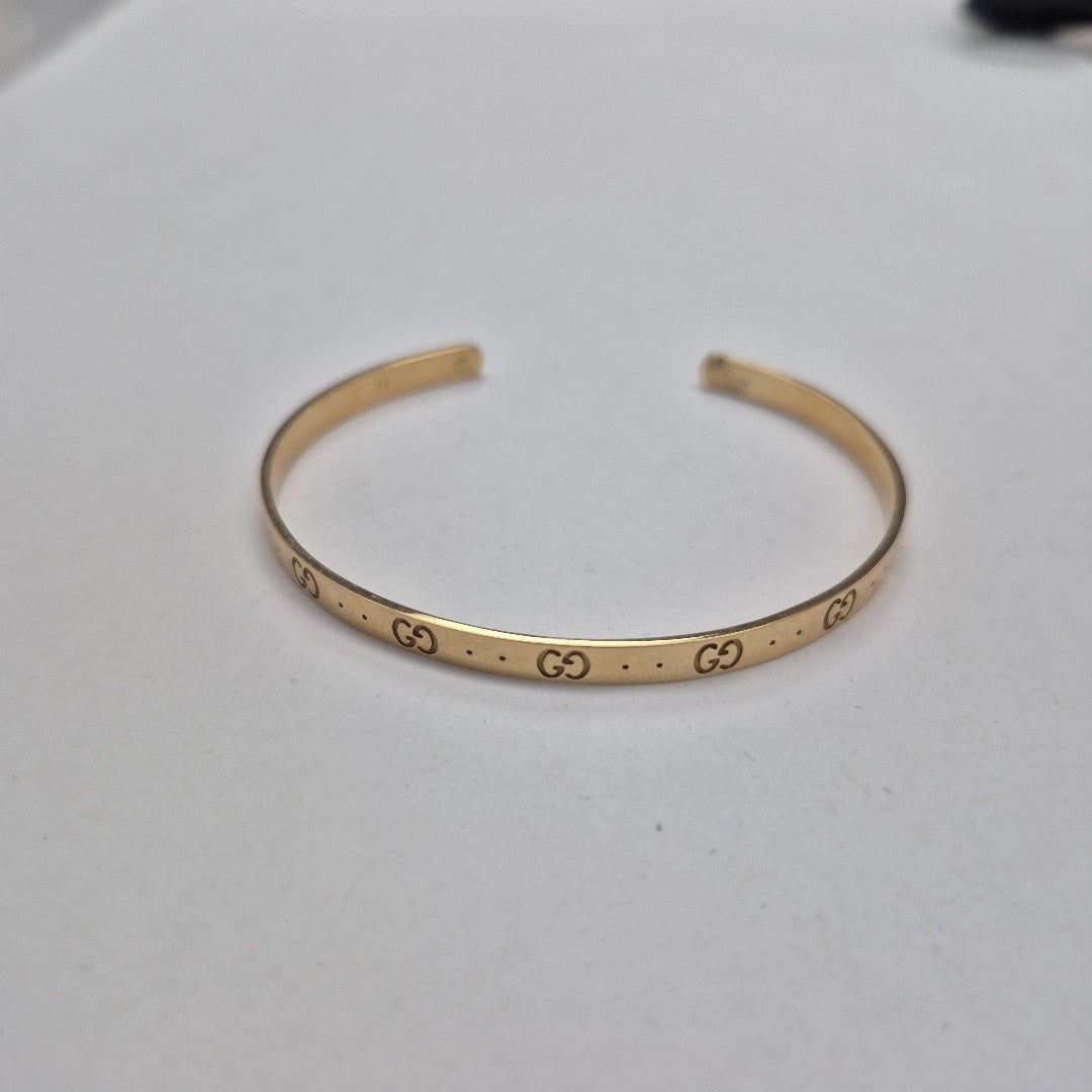 PULSERA RIGIDA ORO 18 K 9,10 GRMS (SEMINUEVO)