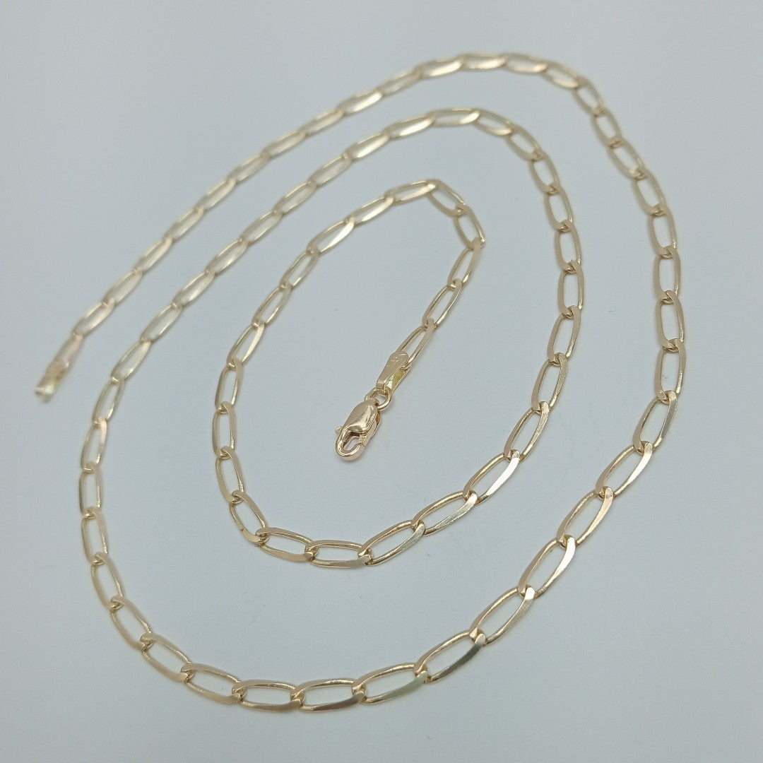 CADENA TEJIDO ESLABONES 6.8G 55 CM (NUEVO)