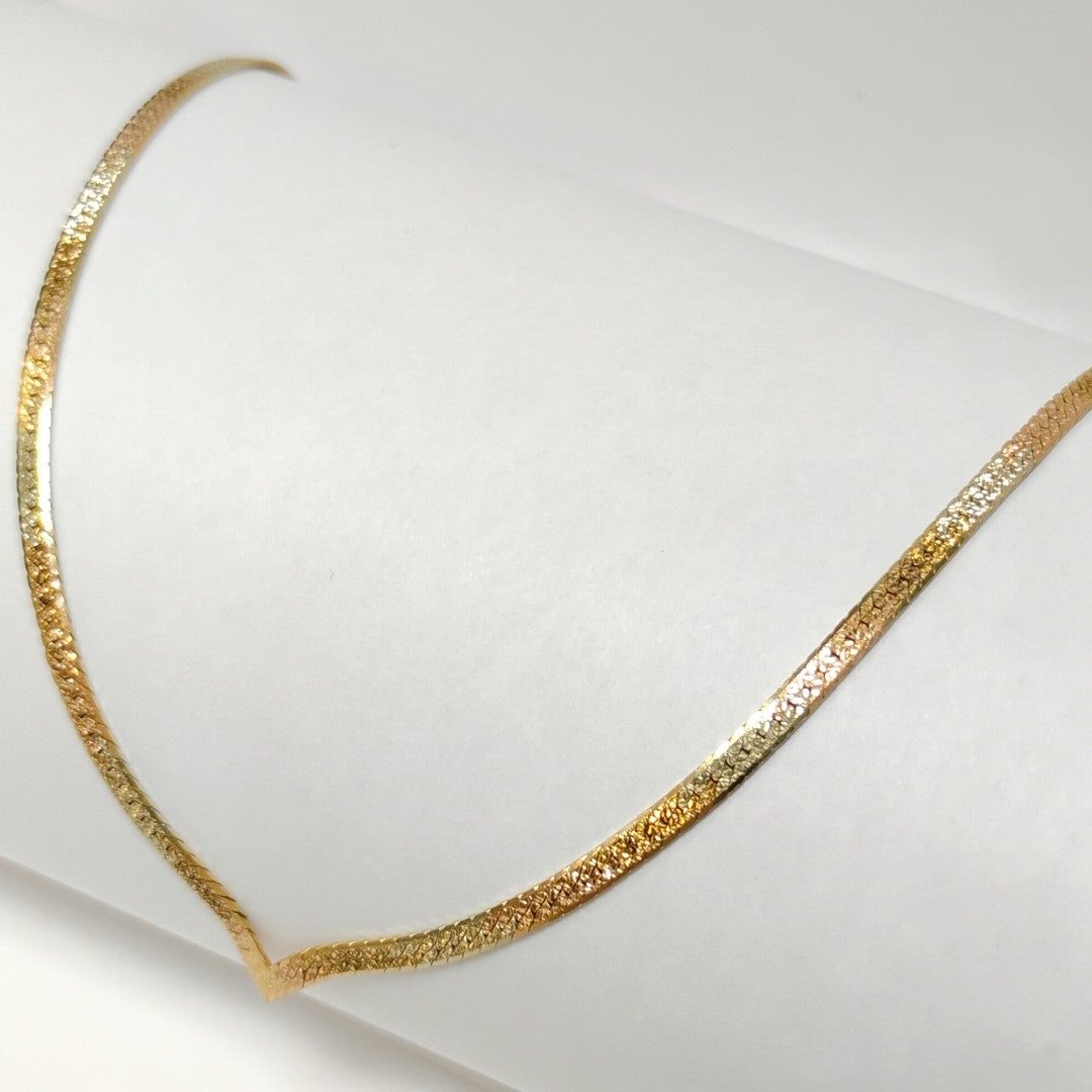 GARGANTILLA ORO,ORO COMBINADO 14 K 8,20 GRMS (SEMINUEVO)