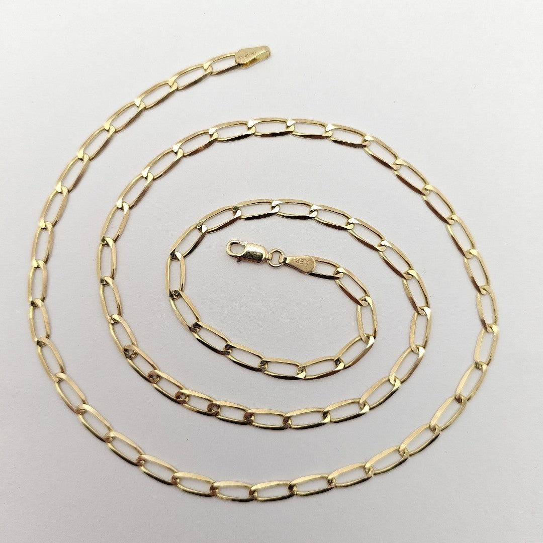 CADENA TEJIDO ESLABONES 11.1G 60 CM (NUEVO)