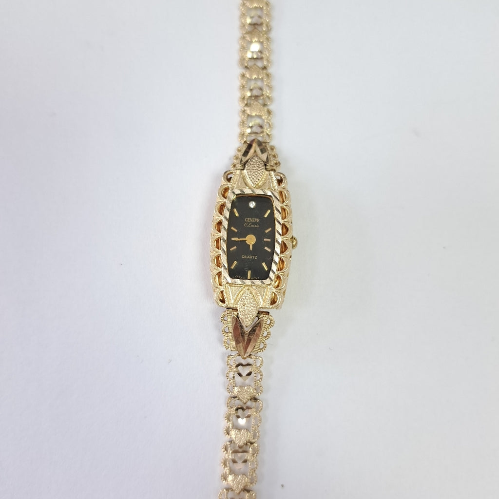 RELOJ CAJA ACERO PULSO ORO ORO 14 K 16,70 GRMS (SEMINUEVO)