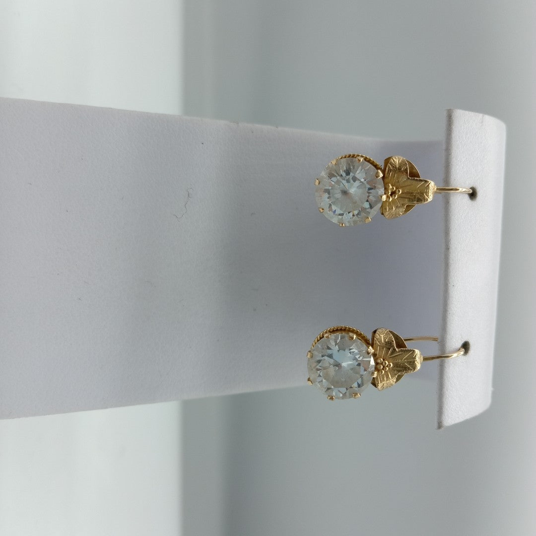 ARETES PAR ORO 14 K 5,30 GRMS (SEMINUEVO)