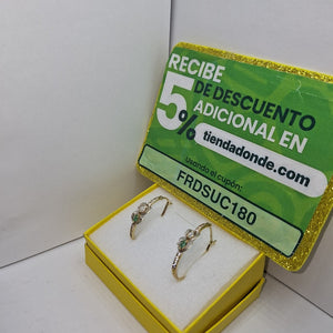 ARETES PAR ORO 14 K 4.7 GRMS (SEMINUEVO)