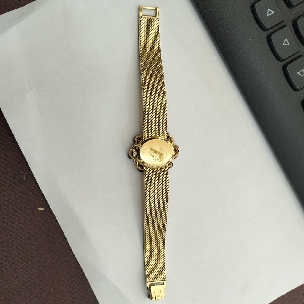 RELOJ CAJA Y PULSO ORO ORO 18 K 49.2 GRMS (SEMINUEVO)