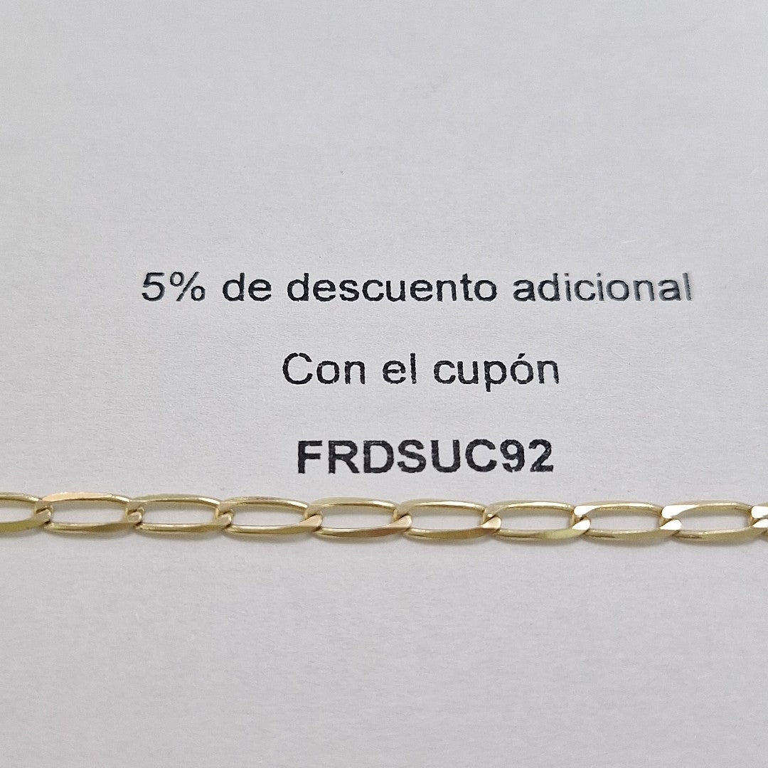 PULSERA TEJIDO ESLABONES 2.5G 18 CM (NUEVO)