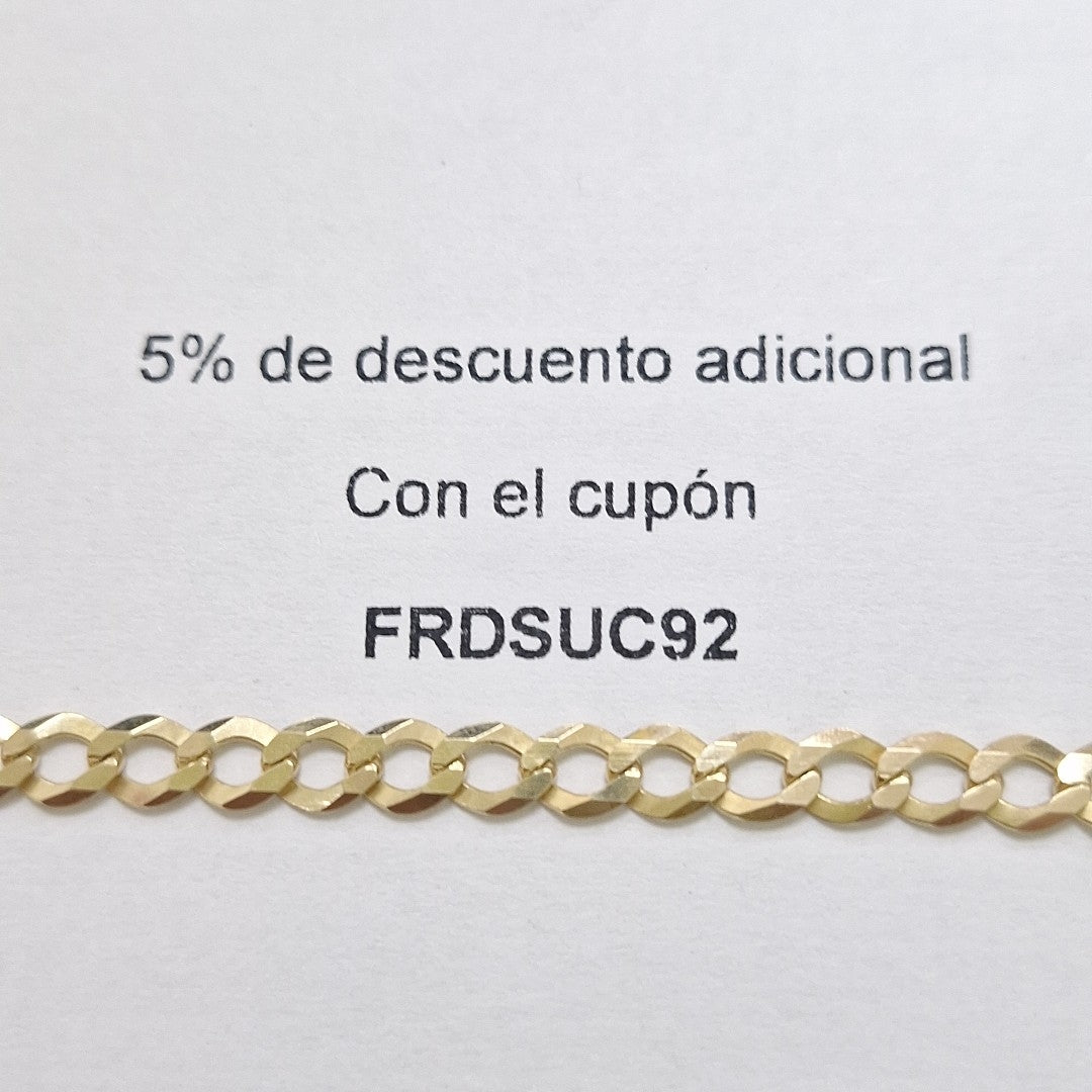 PULSERA TEJIDO BARBADA 5.2G 21 CM (NUEVO)