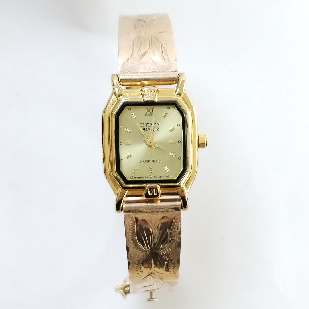 RELOJ CAJA ACERO PULSO ORO ORO 10 K 26,60 GRMS (SEMINUEVO)