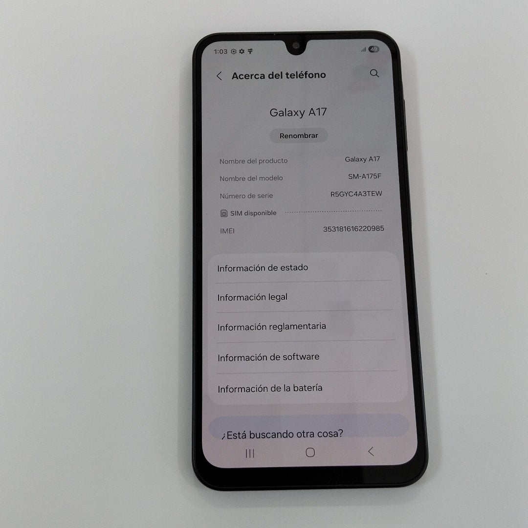 CELULAR SAMSUNG GALAXY A17 SM-A175F (2025) 128 GB 4 GB RAM