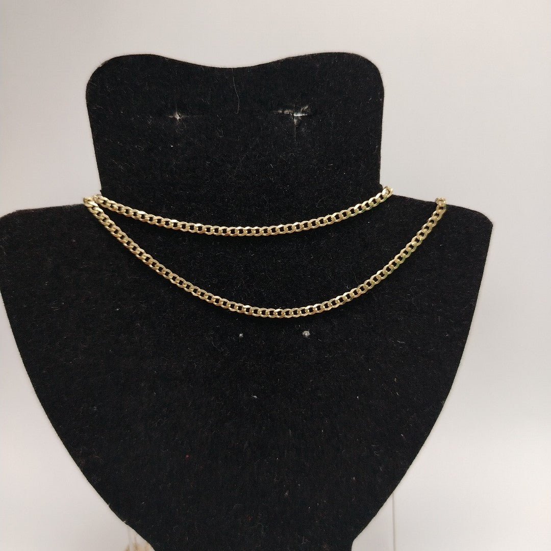 CADENA BARBADO 4.5GR 55 CM 14K (NUEVO)