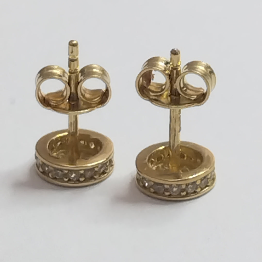 BROQUELES ORO 14K 1.5 (NUEVO)