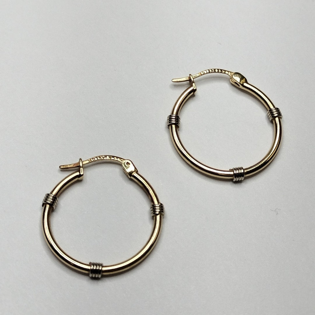 ARRACADAS PAR ORO 14 K 2,50 GRMS (SEMINUEVO)