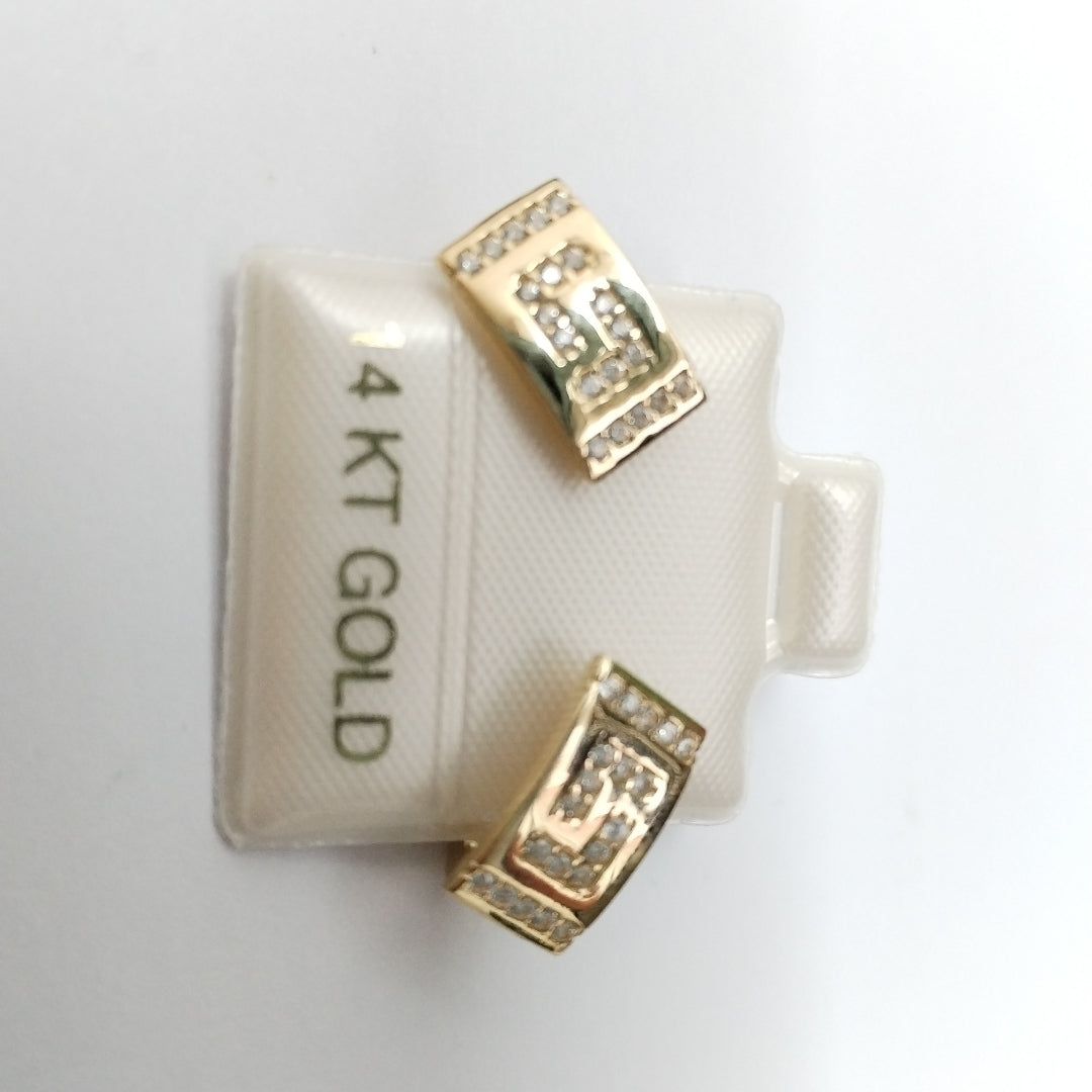 BROQUELES ORO 14K 2.4 (NUEVO)