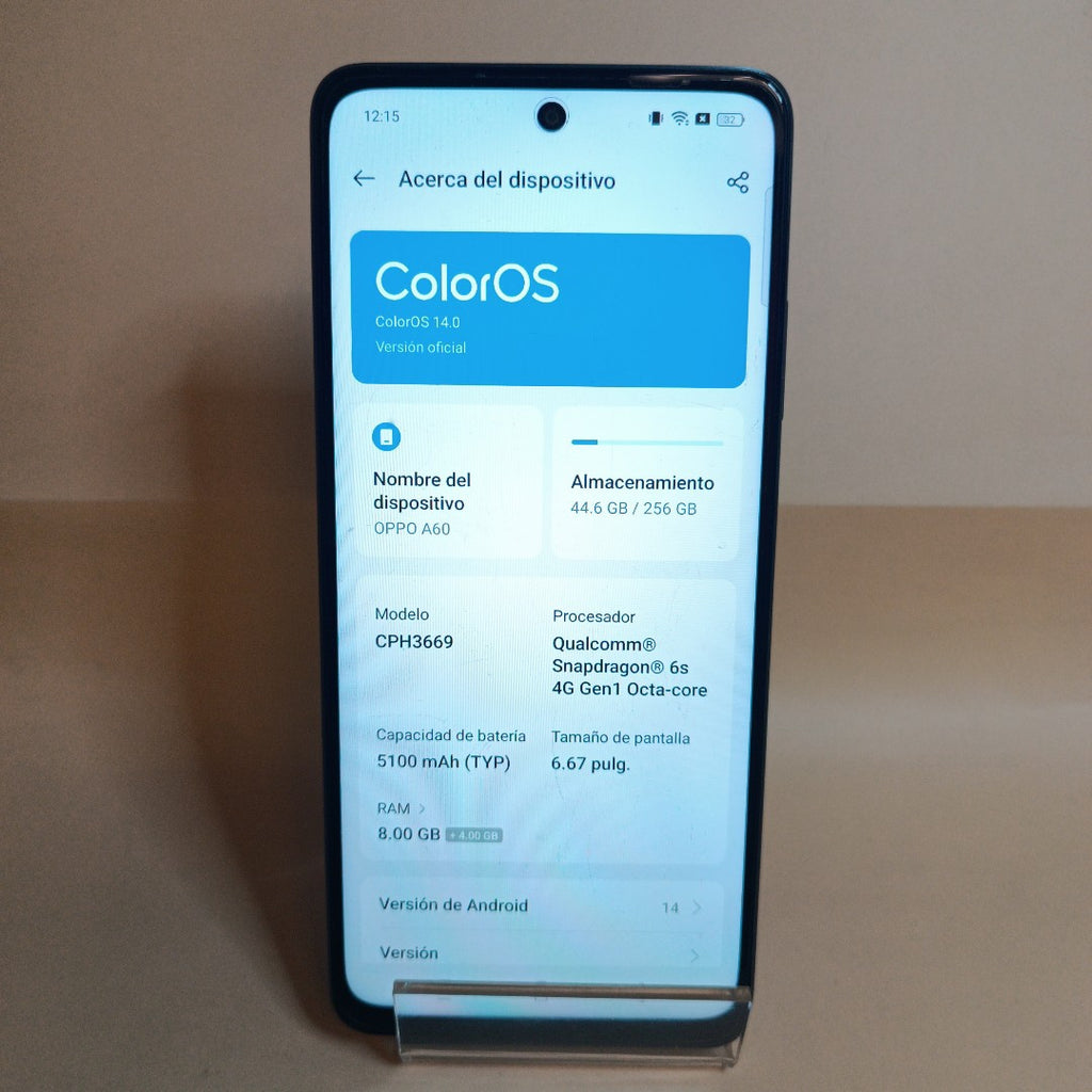 CELULAR OPPO  A60 CPH3669 256 GB 8 GB RAM (SEMINUEVO)