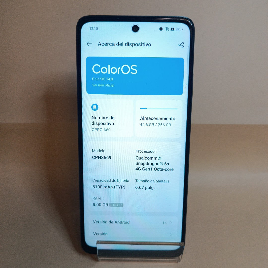 CELULAR OPPO  A60 CPH3669 256 GB 8 GB RAM (SEMINUEVO)