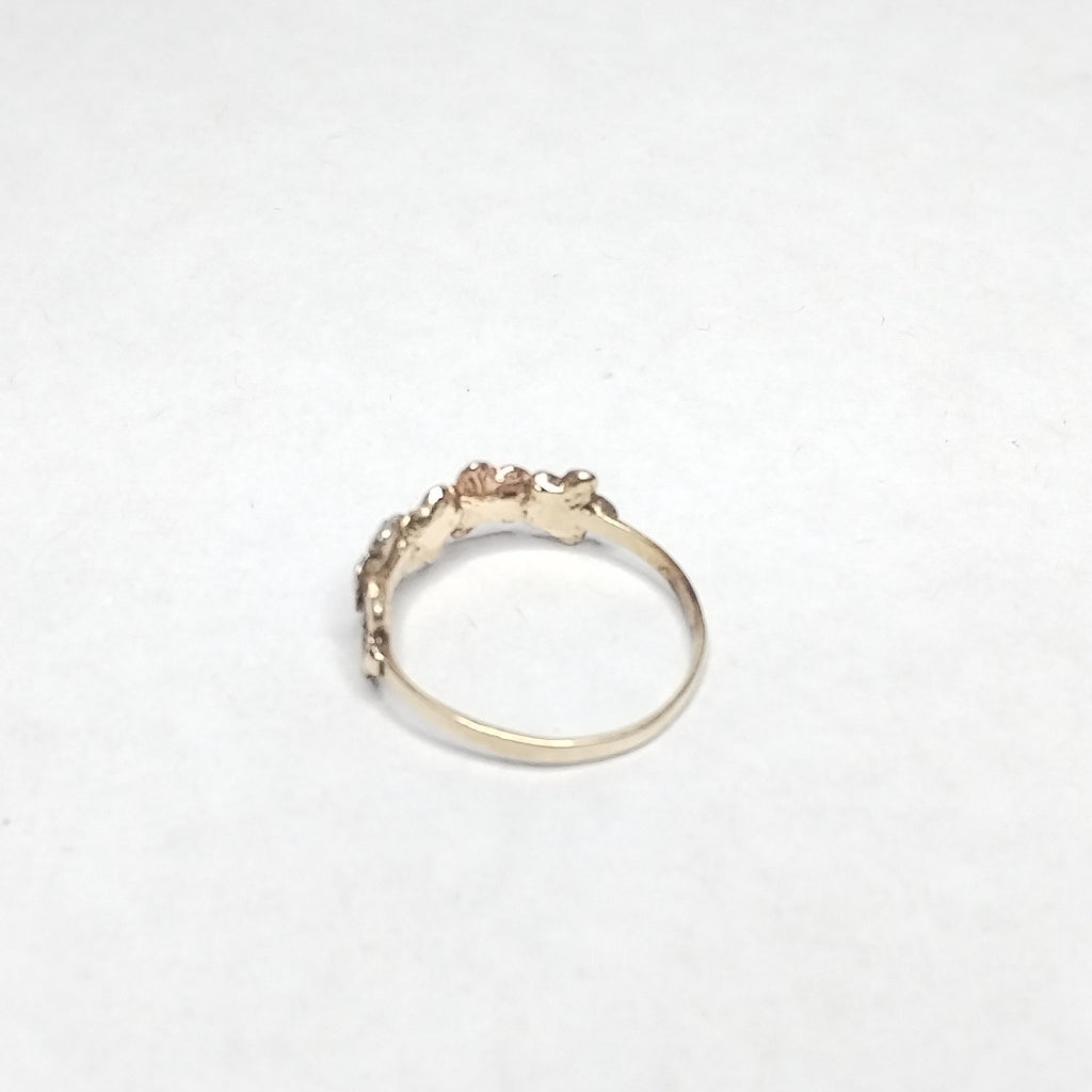 ANILLITO ORO, ORO COMBINADO 14 K 1.9 GRMS (SEMINUEVO)