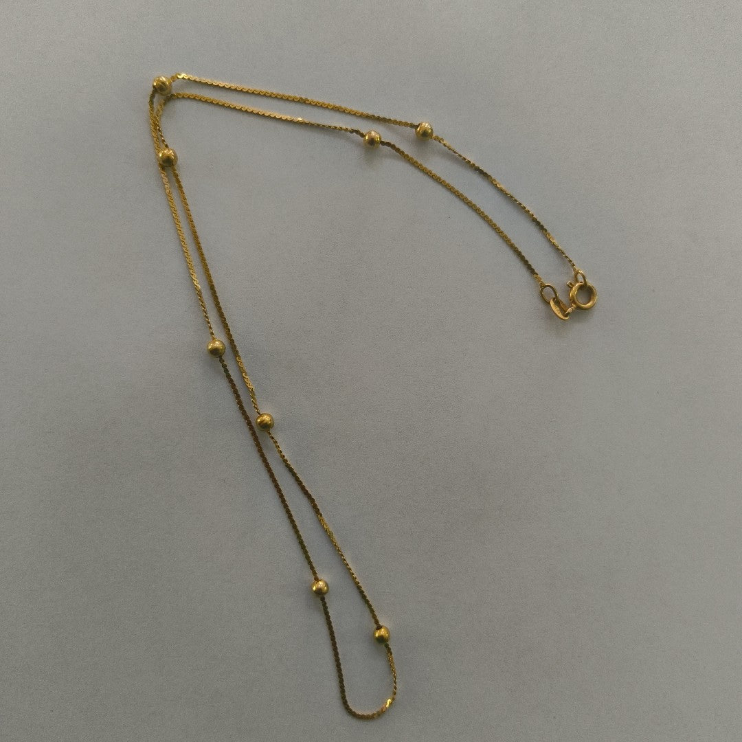 CADENA ORO 14 K 2,80 GRMS (SEMINUEVO)