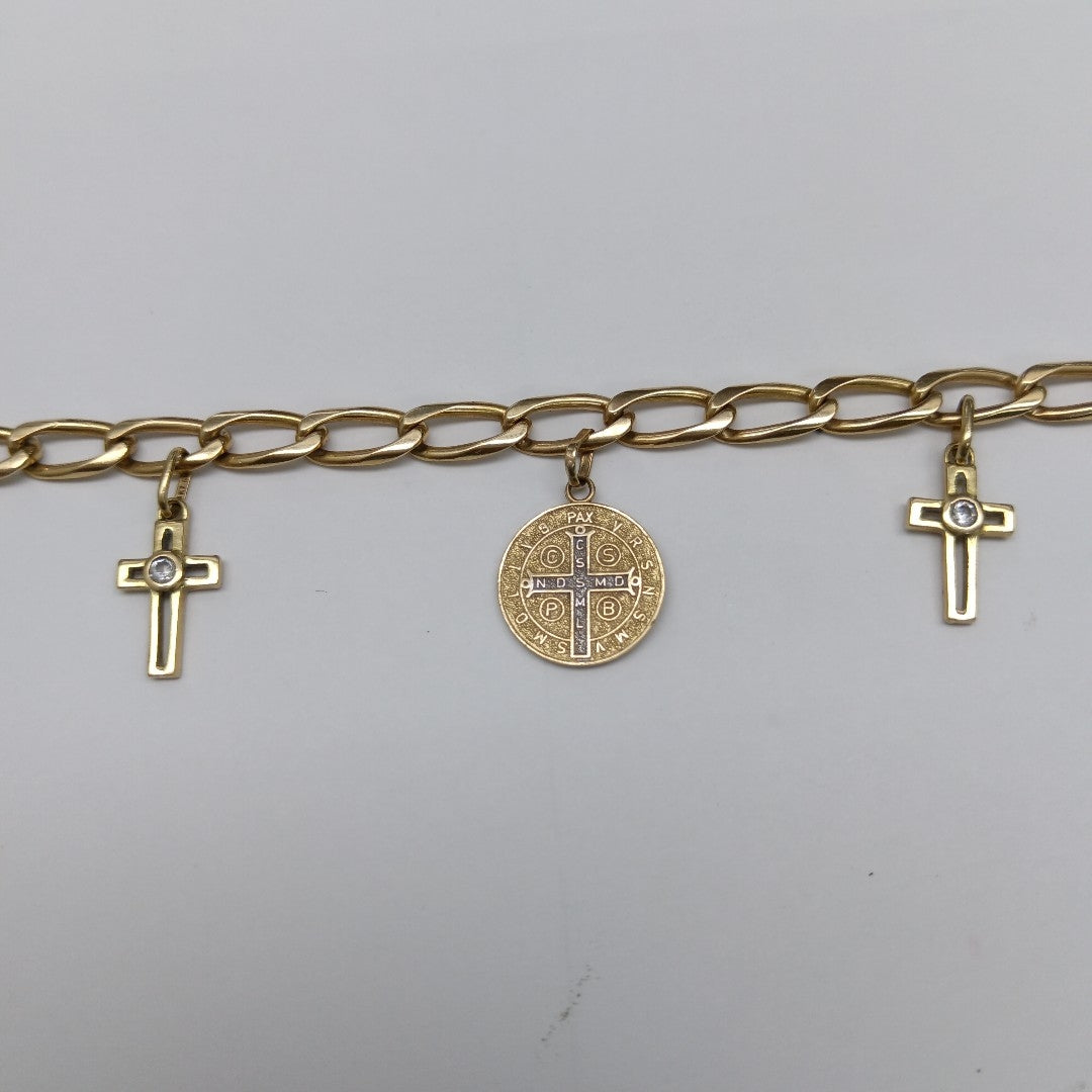 DIJE, PULSERA ORO 14 K 16.2 GRMS (SEMINUEVO)