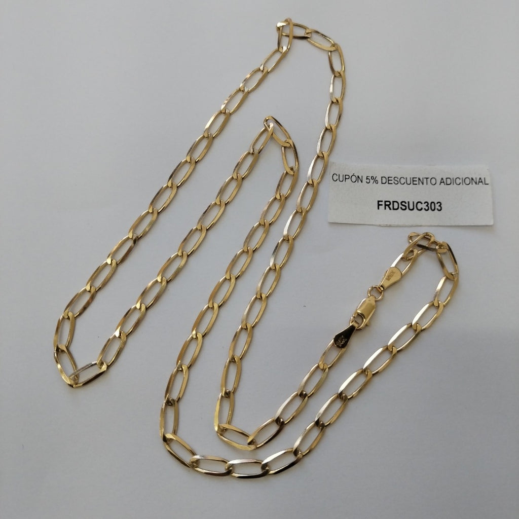 CADENA TEJIDO ESLABONES 11.2G 60 CM (NUEVO)
