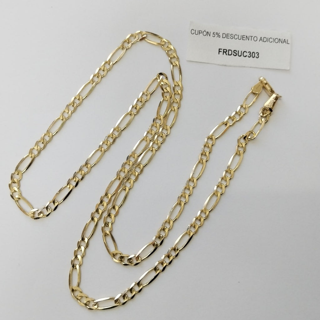 CADENA TEJIDO 3X1 12.8G 60 CM (NUEVO)