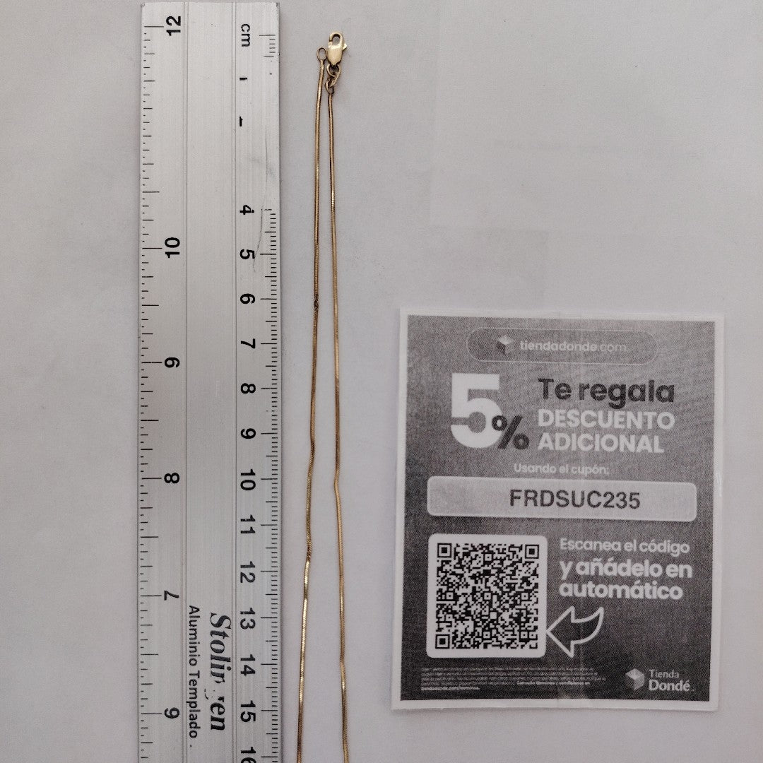 GARGANTILLA ORO 10 K 3,00 GRMS (SEMINUEVO)