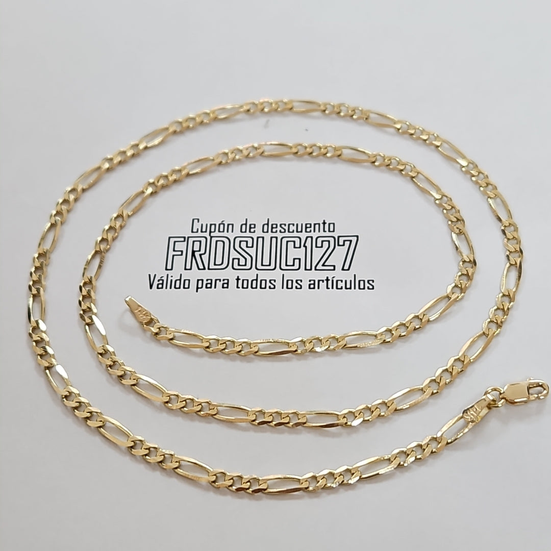 CADENA 3X1 7.7G 55 CM 14K (NUEVO)