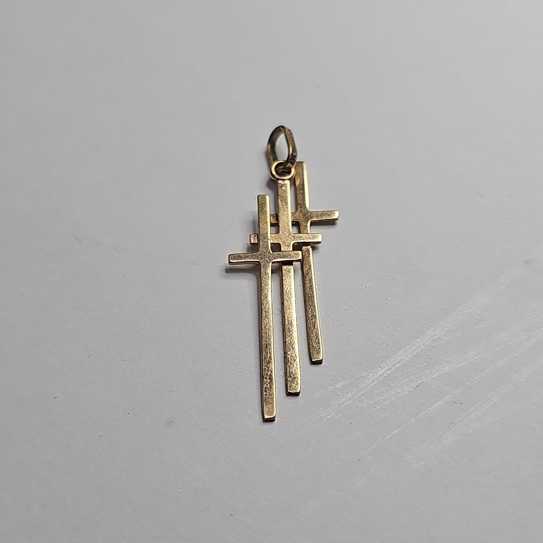 CRUZ, DIJE ORO 14 K 1.9 GRMS (SEMINUEVO)