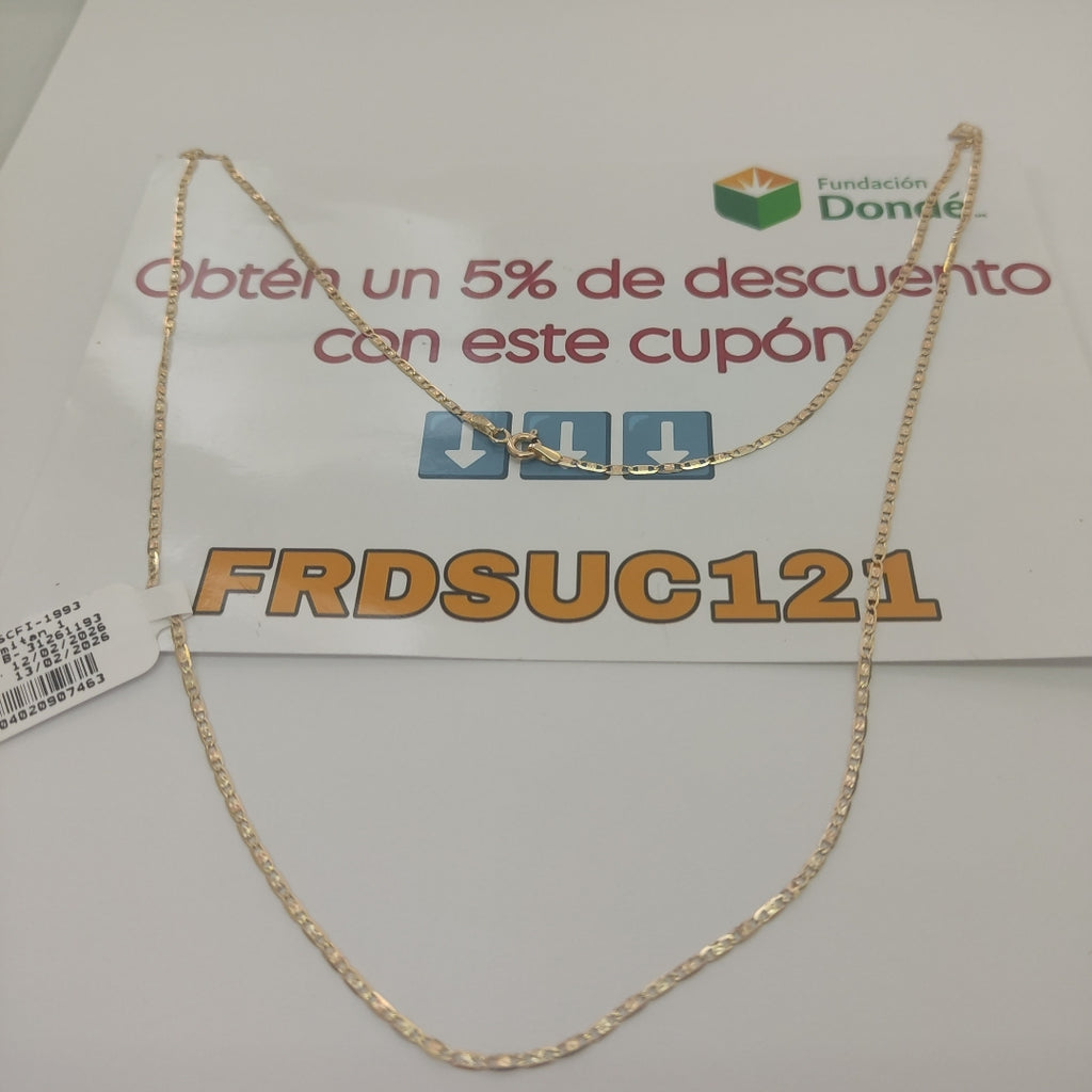 CADENA ORO 14 K 3 GRMS (SEMINUEVO)