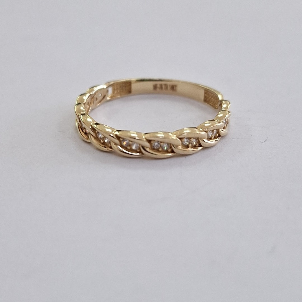 ANILLO ORO 14 K 2,00 GRMS (SEMINUEVO)