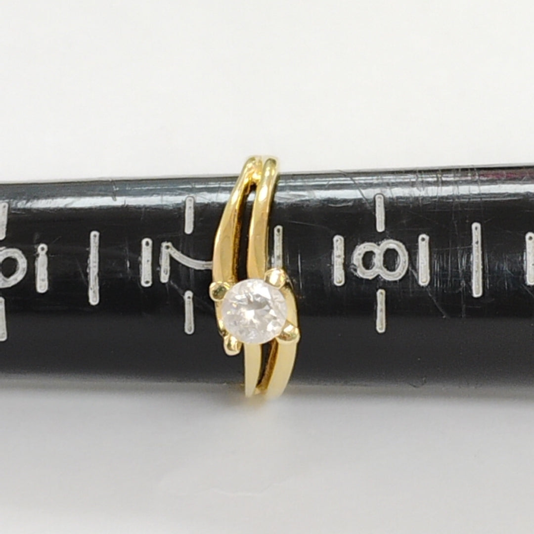 SOLITARIO ORO 14 K 3,70 GRMS (SEMINUEVO)