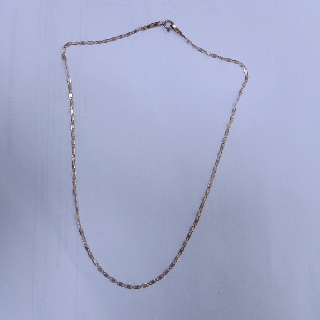 CADENA ORO COMBINADO 14 K 2,10 GRMS (SEMINUEVO)