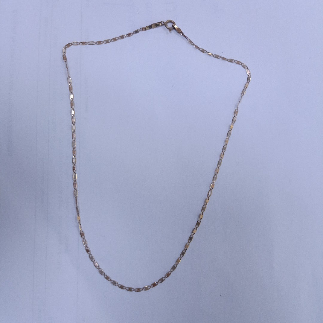 CADENA ORO COMBINADO 14 K 2,10 GRMS (SEMINUEVO)