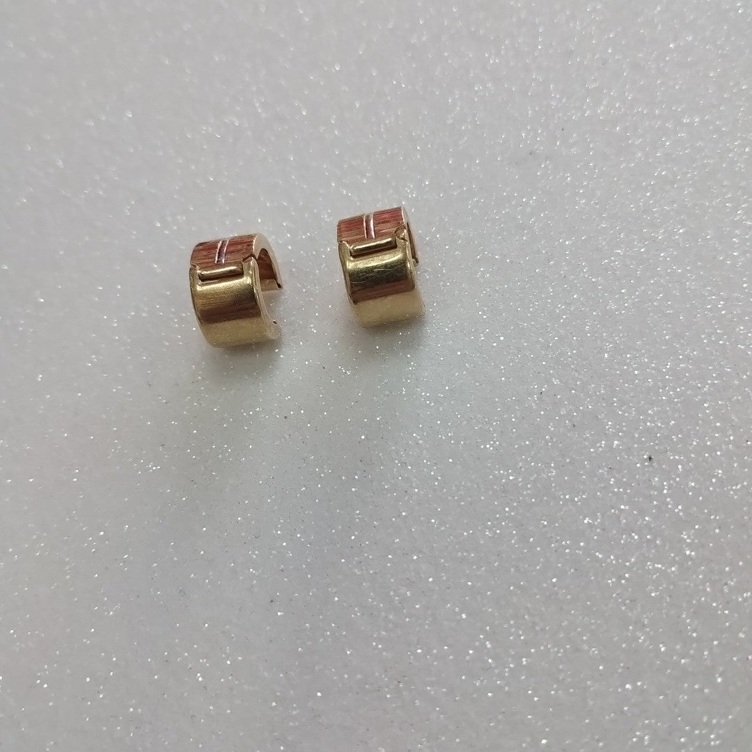 ARRACADAS PAR ORO 14 K 2.9 GRMS (SEMINUEVO)