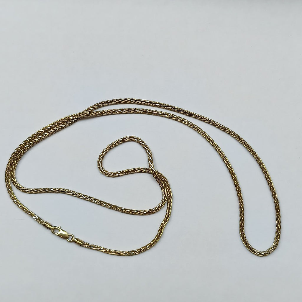 CADENA ORO COMBINADO 14 K 11 GRMS (SEMINUEVO)