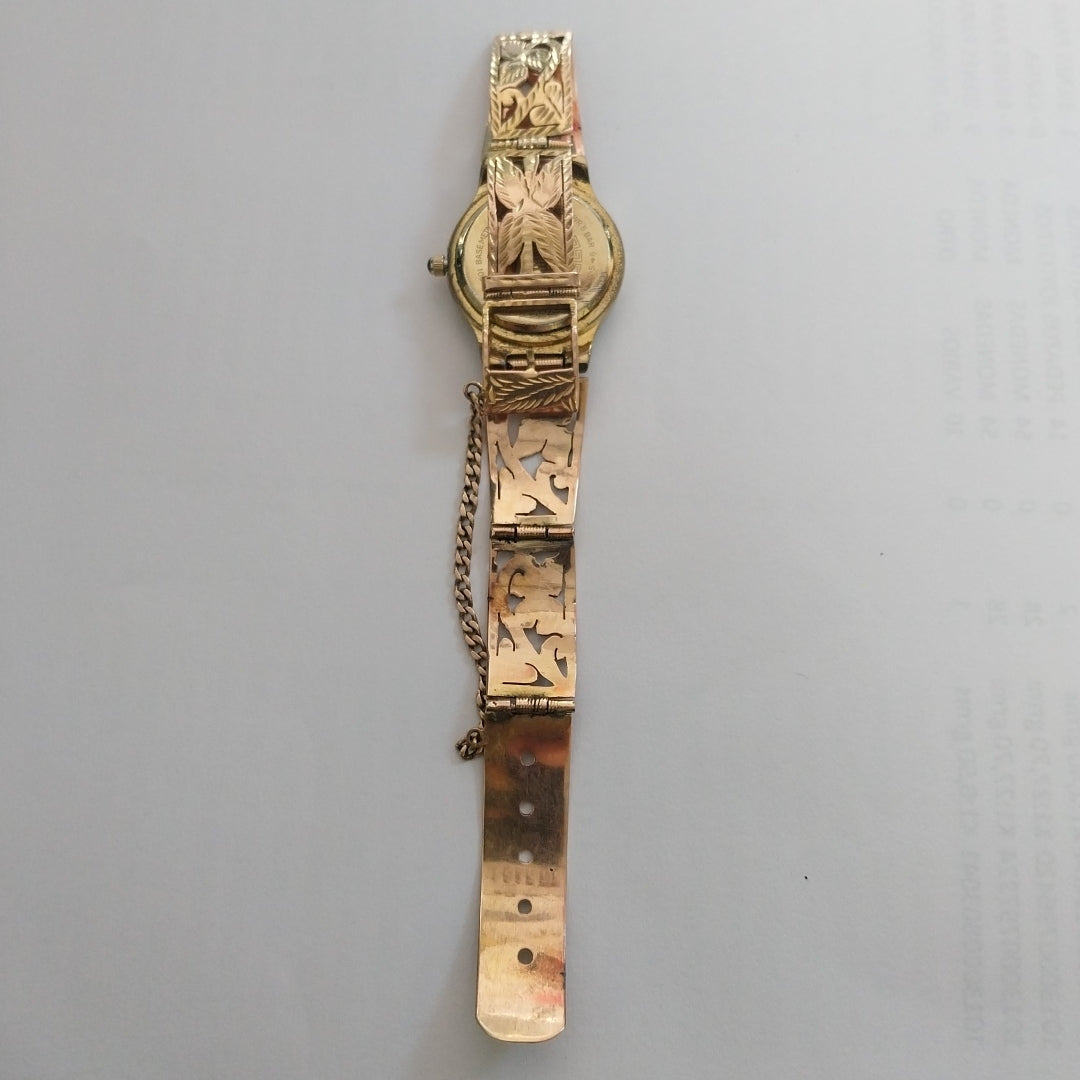 RELOJ CAJA ACERO PULSO ORO ORO 10 K 13.8 GRMS (SEMINUEVO)