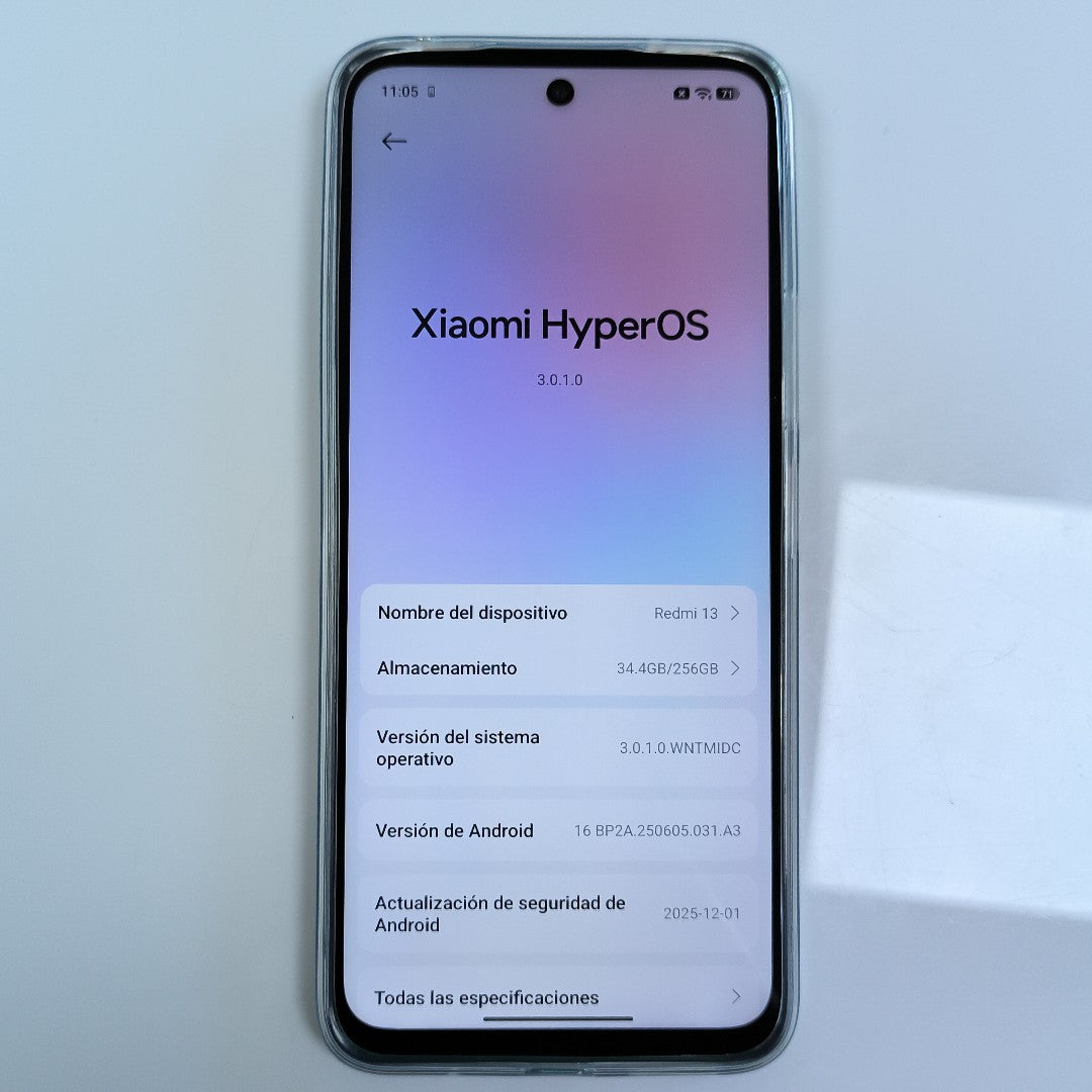 CELULAR XIAOMI REDMI 13 24049RN28L (2024) 256 GB 8 GB RAM (SEMINUEVO)
