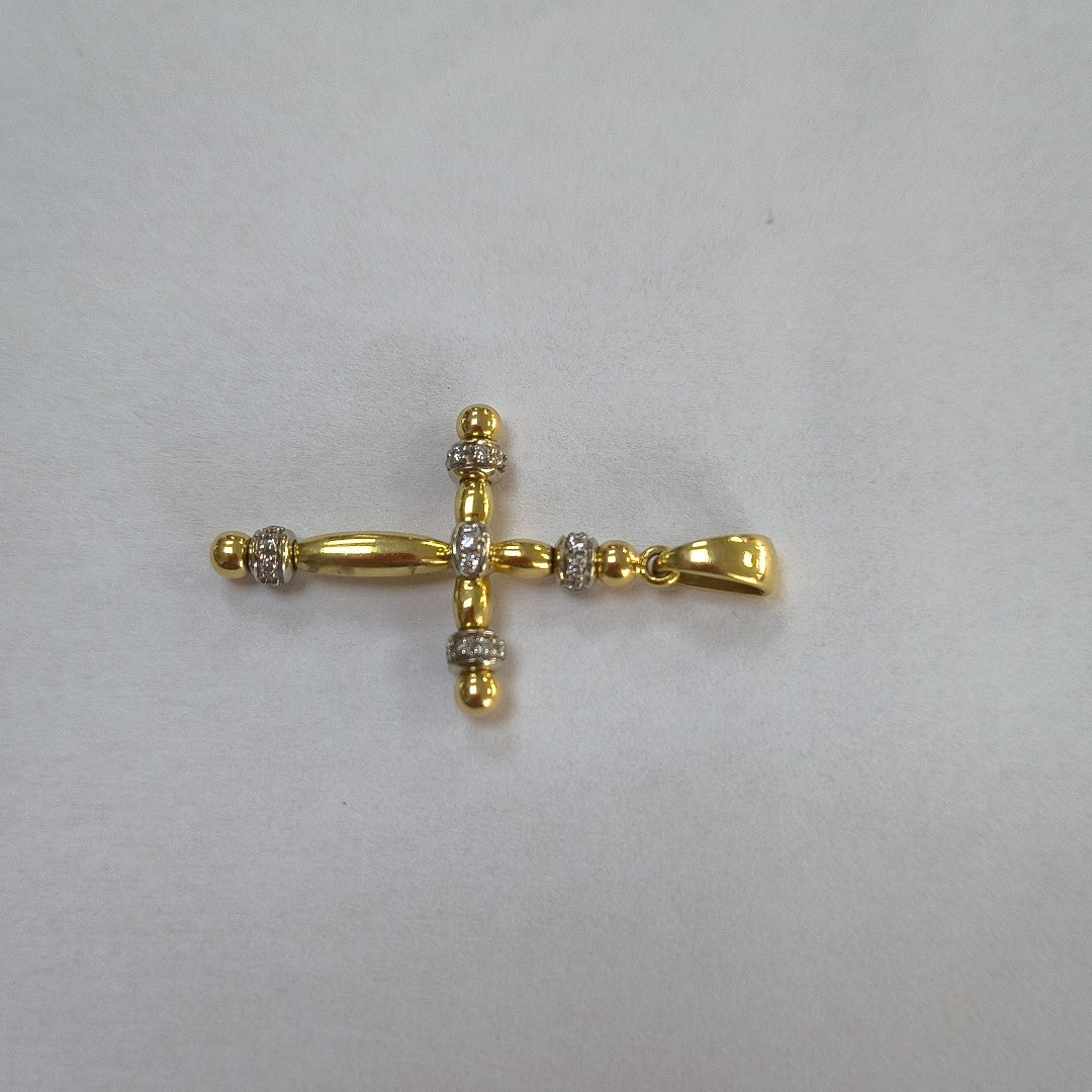 CRUZ, DIJE ORO 18 K 4.4 GRMS (SEMINUEVO)