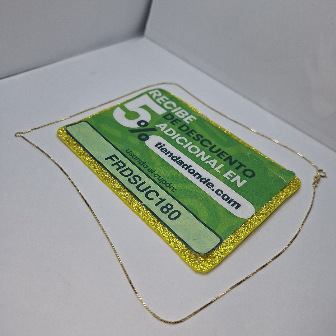 CADENA VENECIANA 2.1G 50 CM (NUEVO)