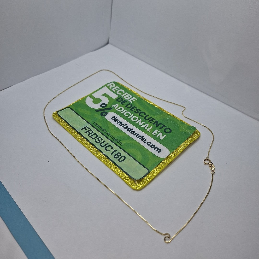 CADENA VENECIANA 2.2G 55 CM (NUEVO)