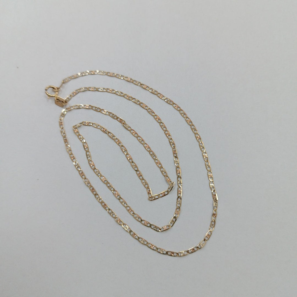 CADENA ORO,ORO COMBINADO 14 K 1,80 GRMS (SEMINUEVO)