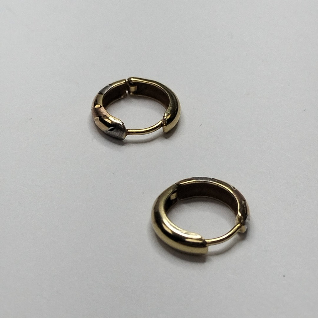 ARRACADAS PAR ORO 14 K 1.3 GRMS (SEMINUEVO)