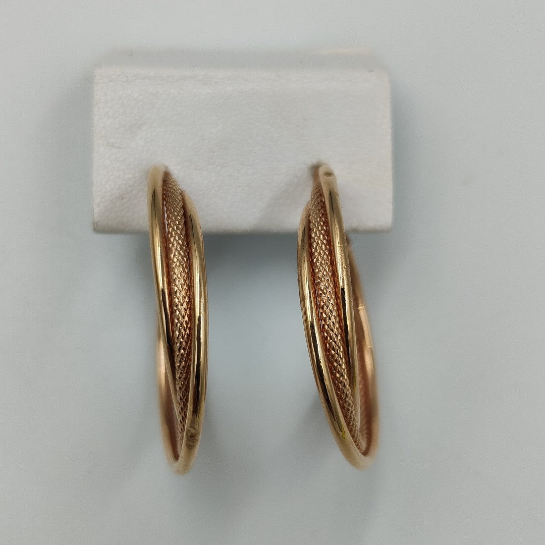 ARRACADAS PAR ORO 14 K 2,20 GRMS (SEMINUEVO)