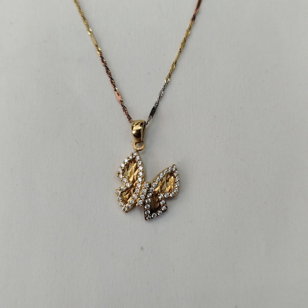 GARGANTILLA ORO, ORO COMBINADO 10 K 2 GRMS (SEMINUEVO)