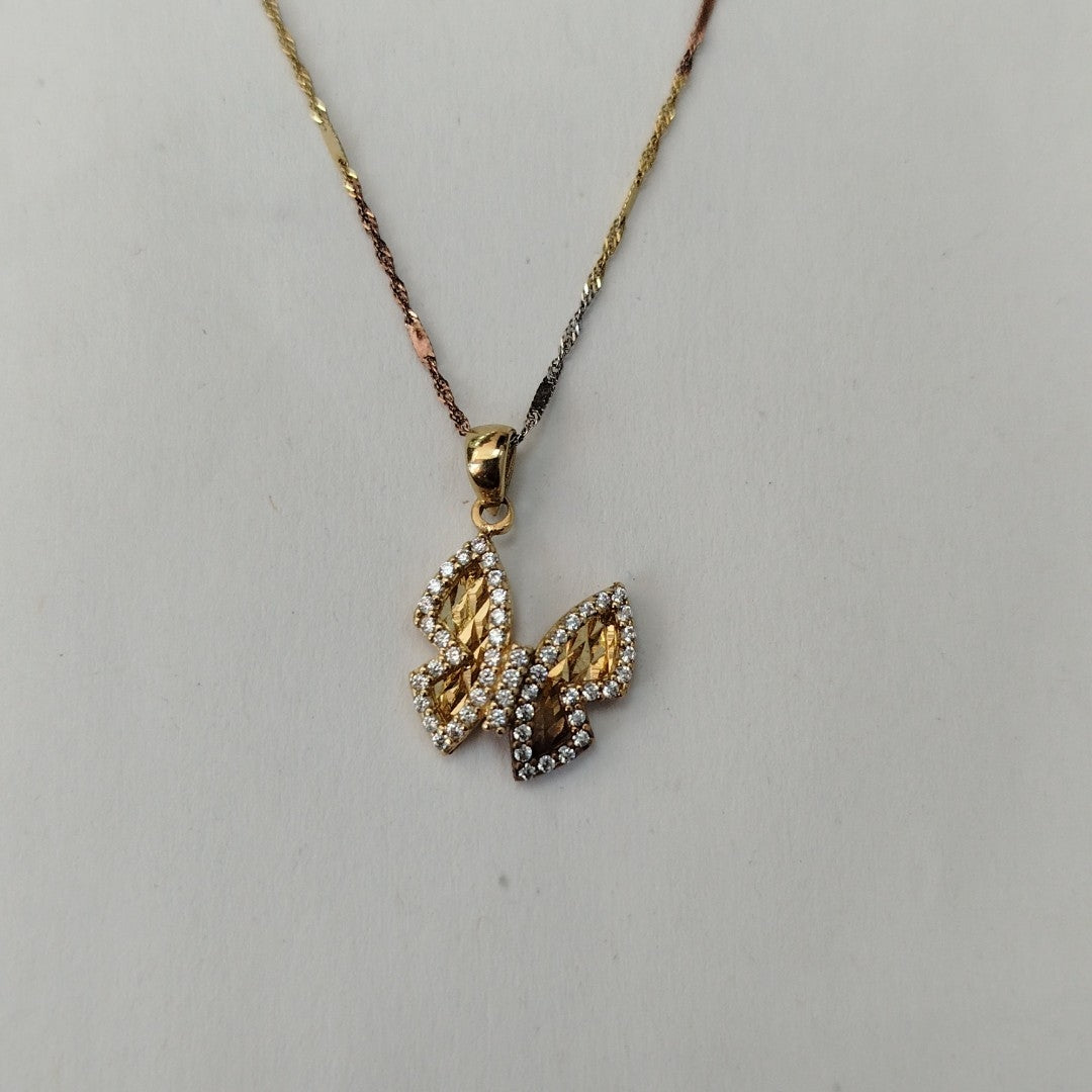 GARGANTILLA ORO, ORO COMBINADO 10 K 2 GRMS (SEMINUEVO)