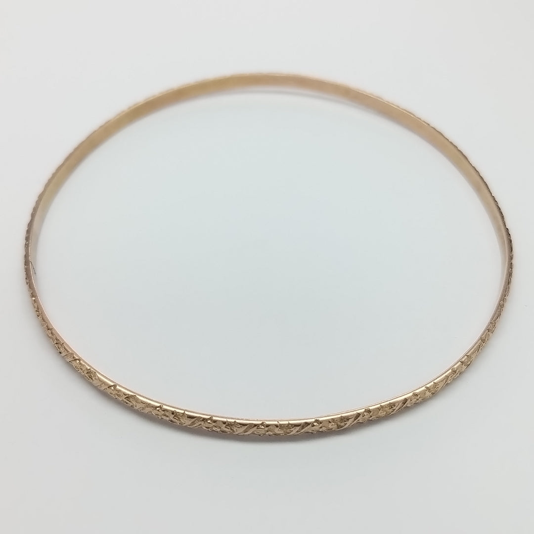 PULSERA RIGIDA ORO 10 K 5.6 GRMS (SEMINUEVO)