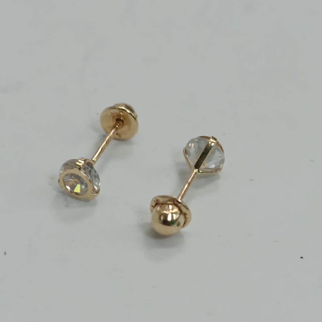BROQUELES PAR ORO 14 K 0.4 GRMS (SEMINUEVO)