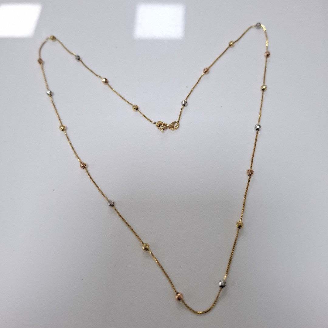 CADENA ORO 14 K 3 GRMS (SEMINUEVO)