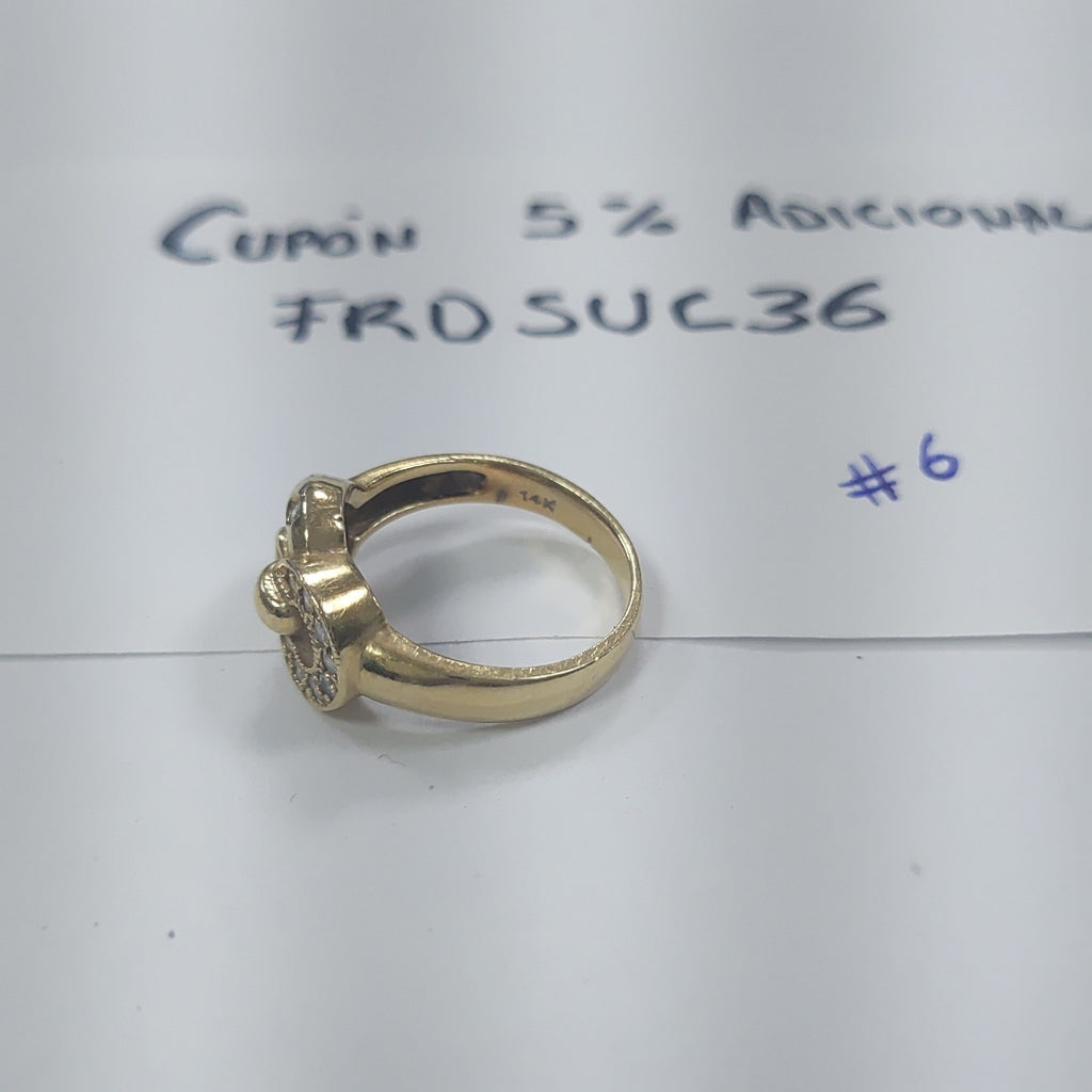 ANILLO ORO 14 K 4,00 GRMS (SEMINUEVO)