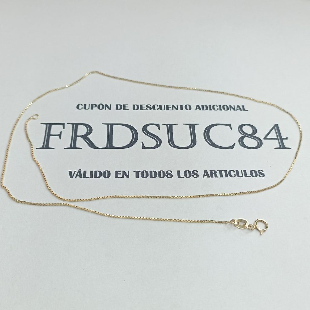 CADENA VENECIANA 2.1G 50 CM (NUEVO)