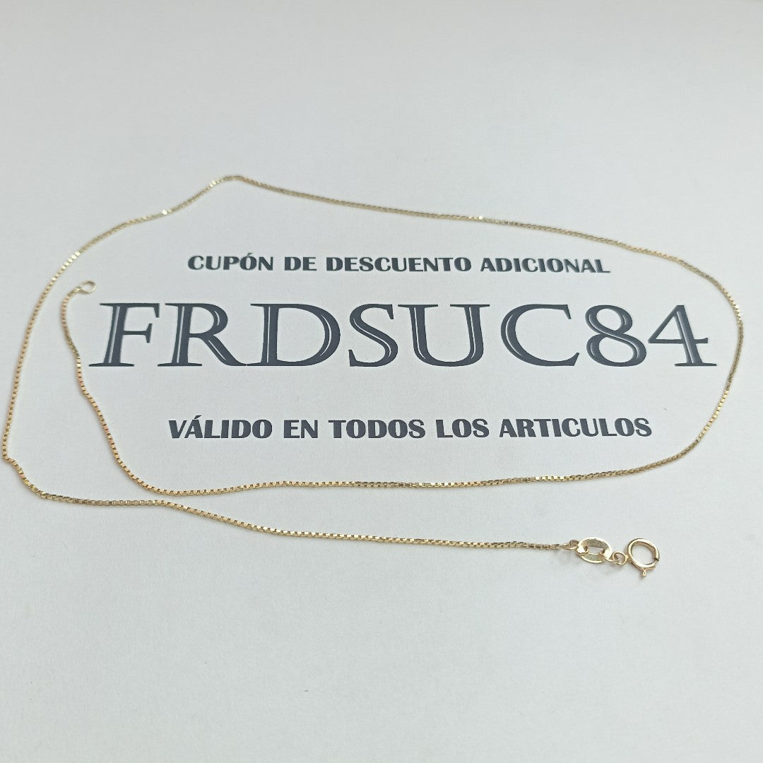 CADENA VENECIANA 2.1G 50 CM (NUEVO)