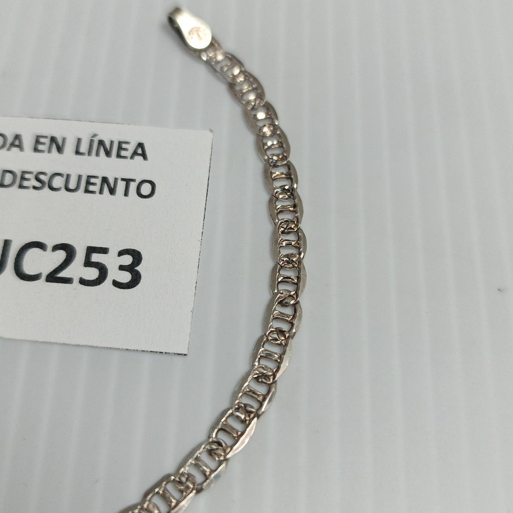 PULSERA TEJIDO MARINERO PLATA .925 4.2G (NUEVO)